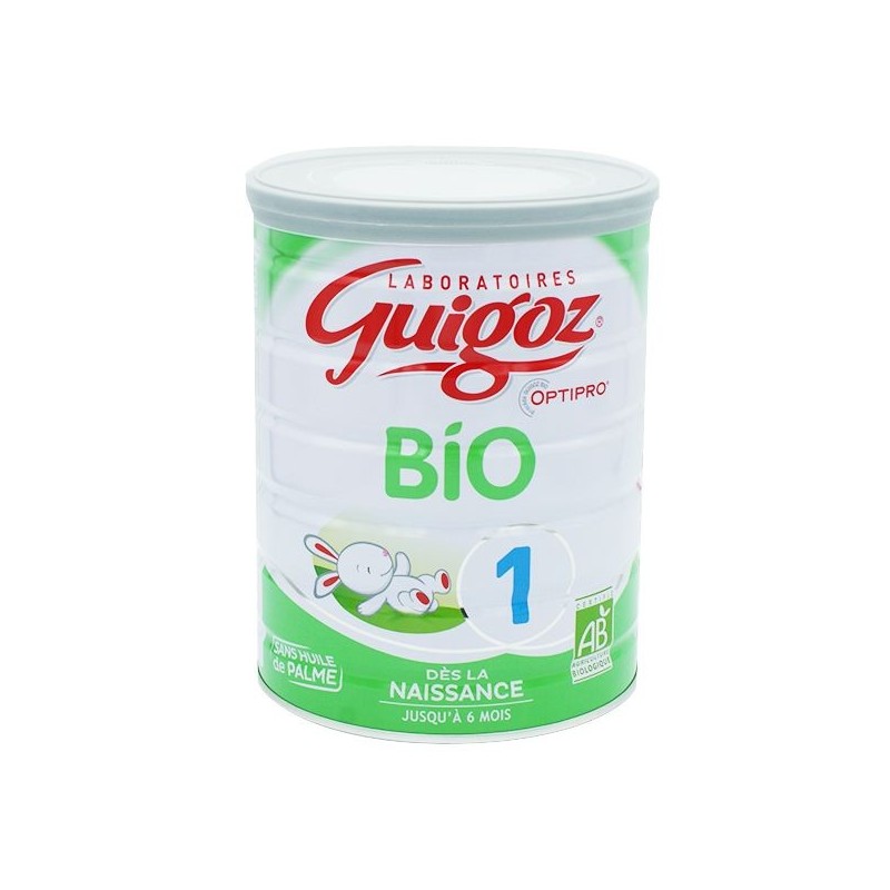 GUIGOZ Optipro Bio Lait en poudre 1er age - 800 g - De 0 a 6 mois